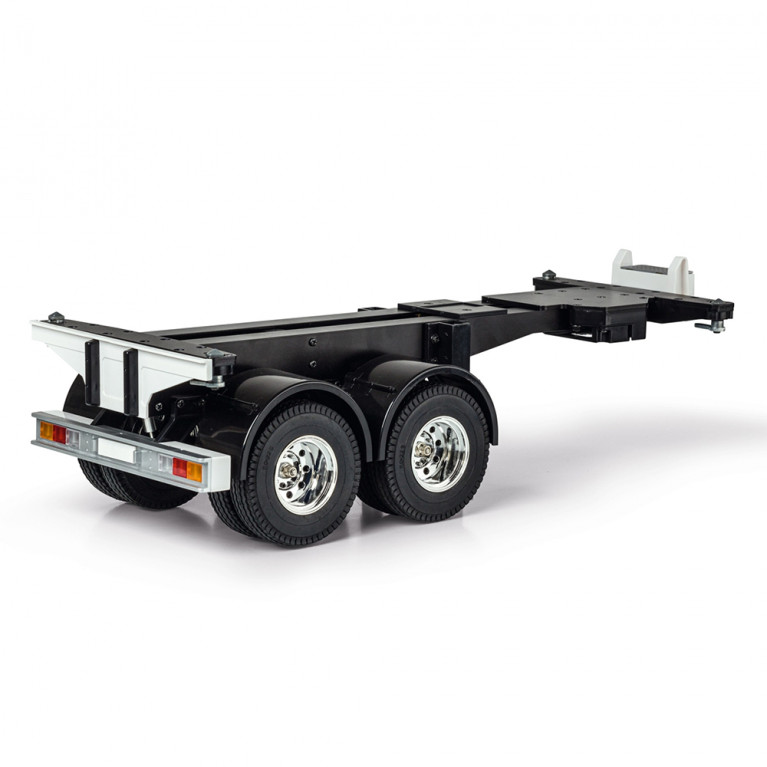 Semi-remorque porte conteneur 20 pieds, kit - CARSON 500907334 - 1/14