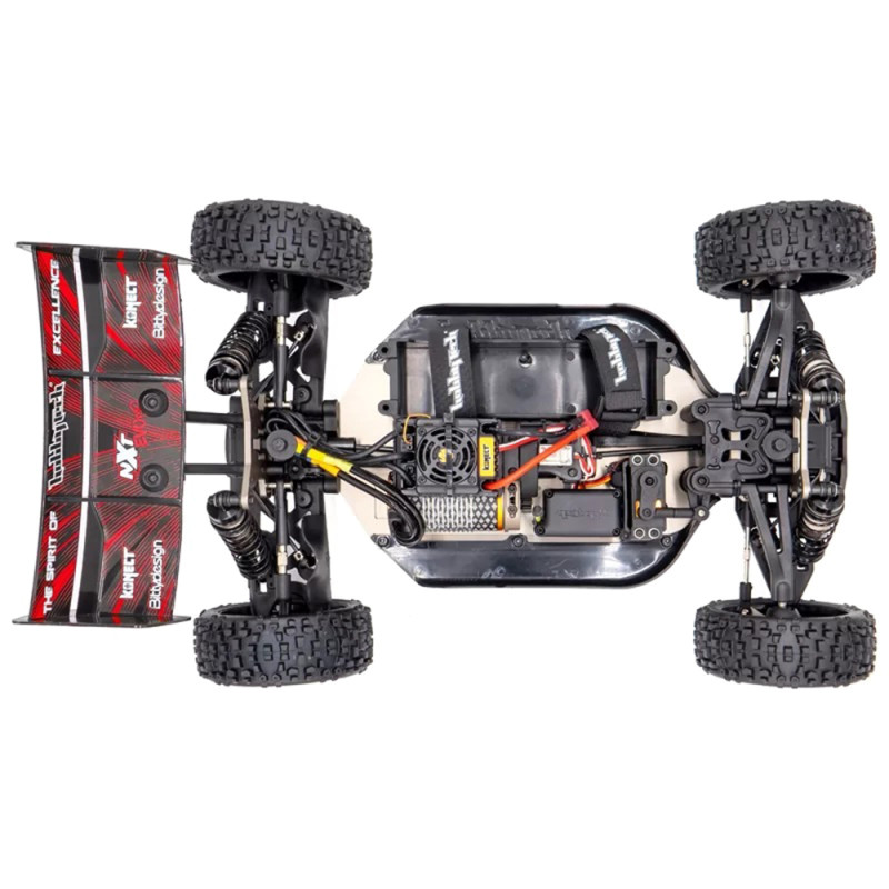 Buggy NXT EVO-2 Brushless, rouge, version RTR - HOBBYTECH 1.NXT.EVO-V2-RD - 1/8