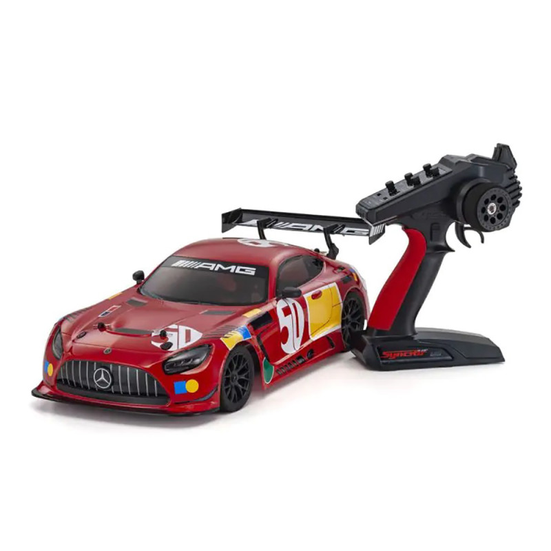 2020 Mercedes-AMG GT3, Fazer Mk2, Brushed, RTR, Rouge - KYOSHO 34424T2 - 1/10