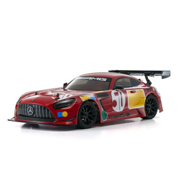 2020 Mercedes-AMG GT3, Fazer Mk2, Brushed, RTR, Rouge - KYOSHO 34424T2 - 1/10