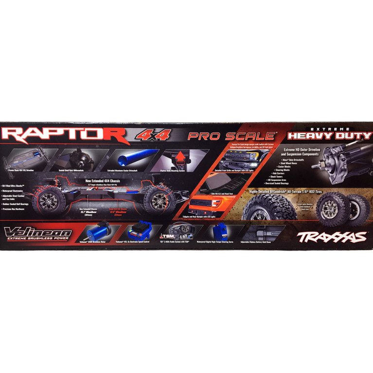 Ford F-150 Raptor R 4x4 VXL TSM ID RTR Fox - TRAXXAS 1010764FOX - 1/10