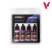 Set Violet, Peintures Acryliques, 4 x 18 ml - VALLEJO 72382