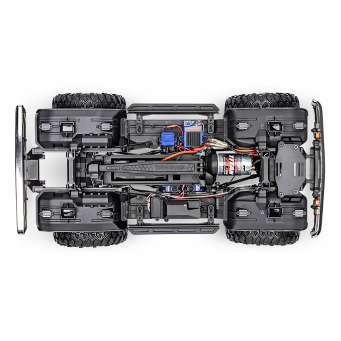 TRX-4 Chevrolet Blazer 1972 High Trail, RTR, Bleu - TRAXXAS 92086-4-BLUE - 1/10