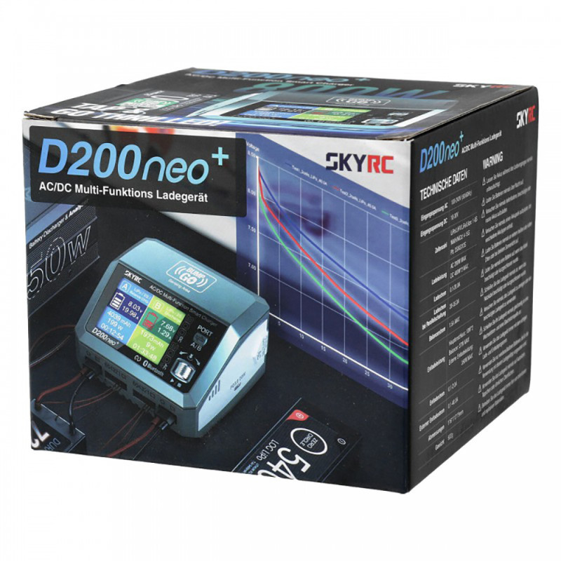 Chargeur D200 Neo + NFC ver. Duo AC/DC - SKYRC SKY100196-06
