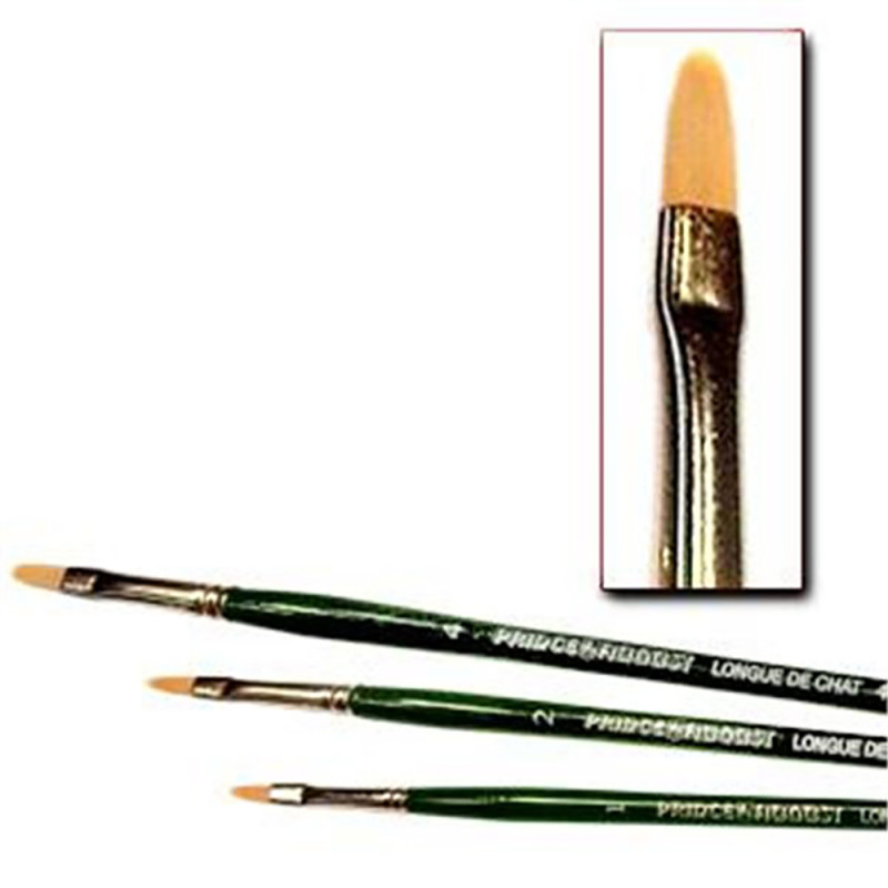 Pinceau langue de chat à poils synthétique, 4/420 - PRINCE AUGUST 4-420