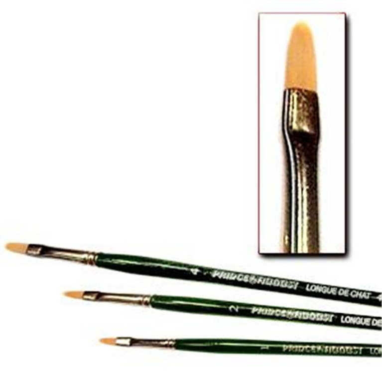 Pinceau langue de chat à poils synthétique, 4/420 - PRINCE AUGUST 4-420