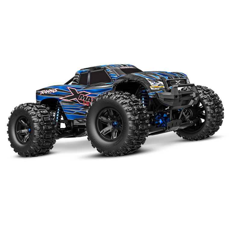 X-Maxx Ultimate, RTR, Brushless, Bleu - TRAXXAS 77097-4-BLUE - 1/8