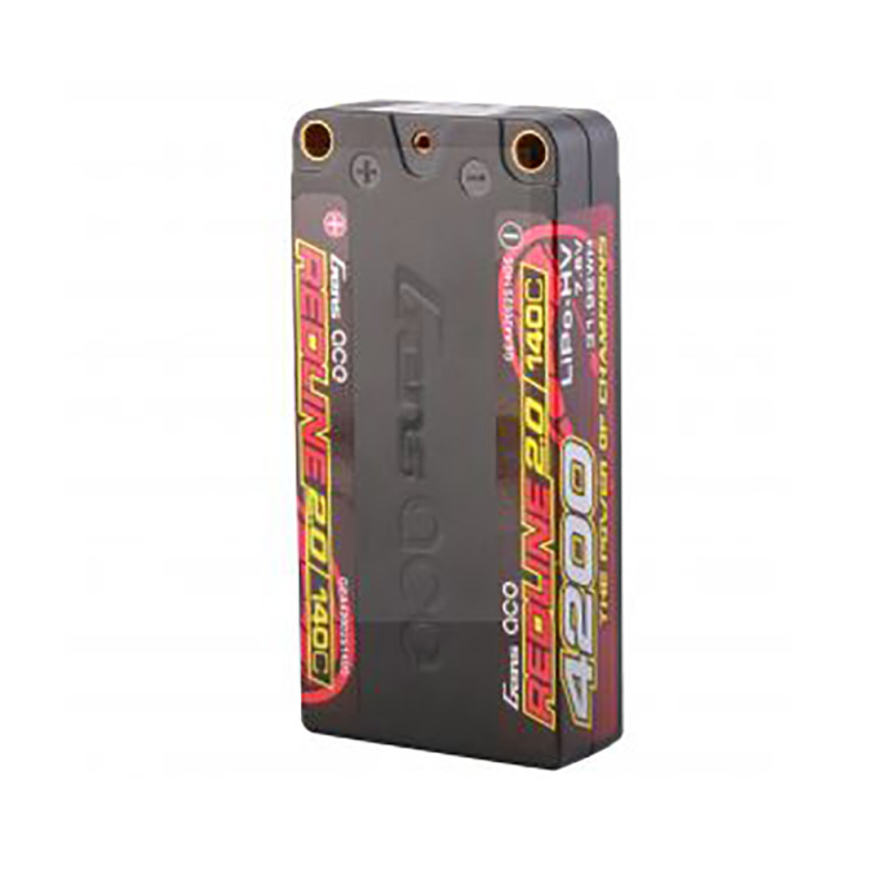 Accu Shorty Lipo 2s, 140C, Redline 2.0 Hv, 4200mAh - GENS ACE GEA42002S14D5