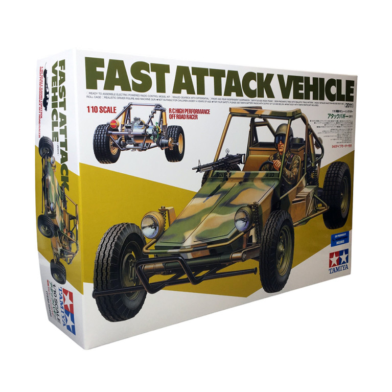 Buggy Fast Attack vehicule en Kit, réédition 2011, 2WD - Tamiya 58496 - 1/10