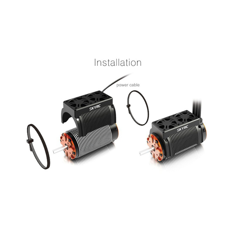Double ventilateur de refroidissement pour moteur Beast 1/5 - SKYRC SKY400008-15 - 1/5