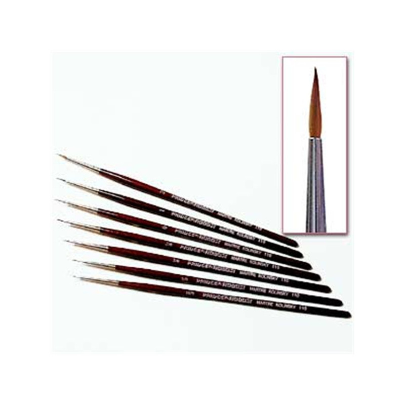 Pinceau Martre Kolinsky à Poil Long, 2/110 - PRINCE AUGUST