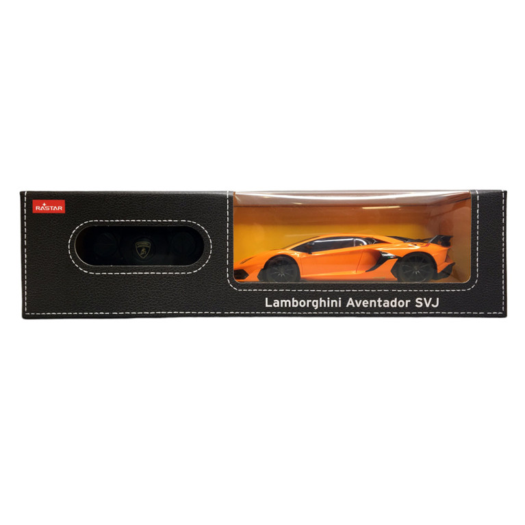 Lamborghini Aventador SVJ, Orange, RTR - RASTAR RS96100 - 1/24