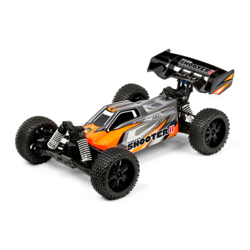 Buggy Pirate Shooter II Brushless, Accu & chargeur, gris et orange, RTR - T2M T4957GO - 1/10