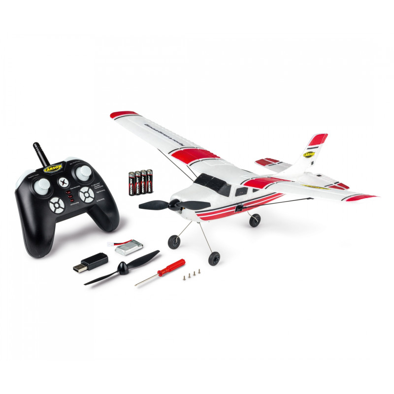 Planeur Radiocommandé Fisca Avion Radiocommandé, Planeur Sans Balais à 4 Canaux Planeur Rc
