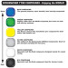 2 pneus Cactus Fusion Avant 4WD Jaune PR - SCHUMACHER U6855 - 1/10