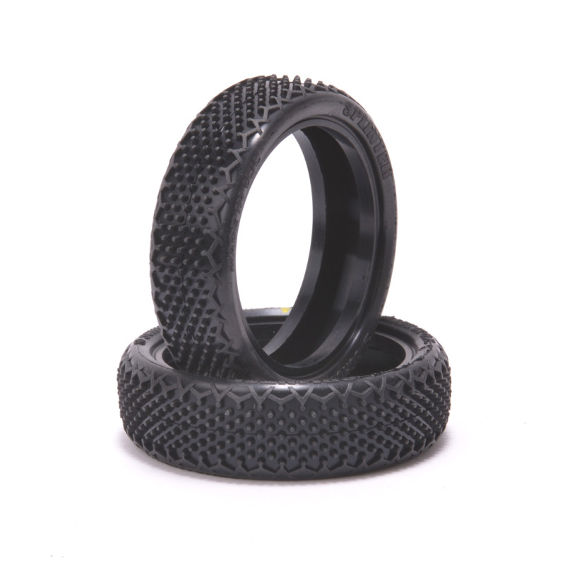 2 pneus Splinter 2WD Avant Argent PR - SCHUMACHER U6908 - 1/10