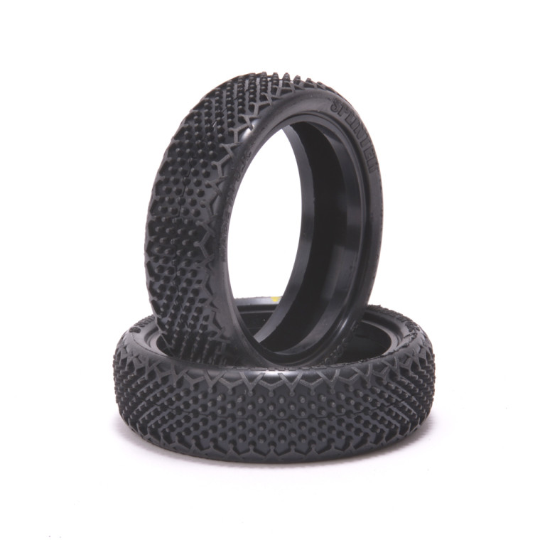 2 pneus Splinter 2WD Avant Argent PR - SCHUMACHER U6908 - 1/10