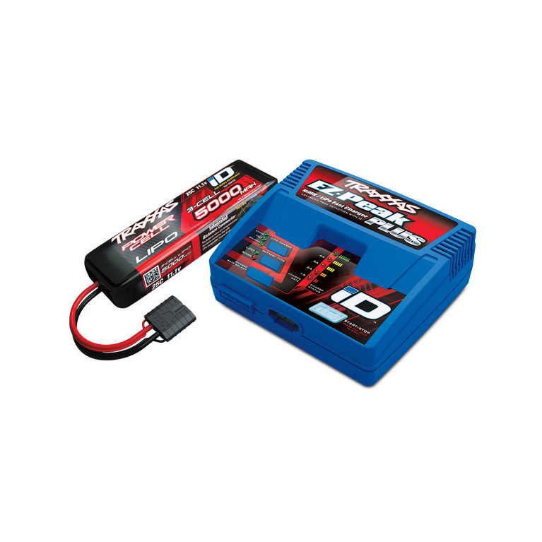 Pack chargeur EZ Peak plus + batterie lipo 11.1v 500 mAh - TRAXXAS 2970G-3S