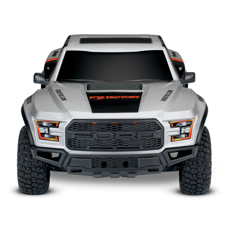 Ford Raptor F-150 Raptor Brushed FOX, RTR, avec accus/chargeur usb - TRAXXAS 58094-8-FOX - 1/10