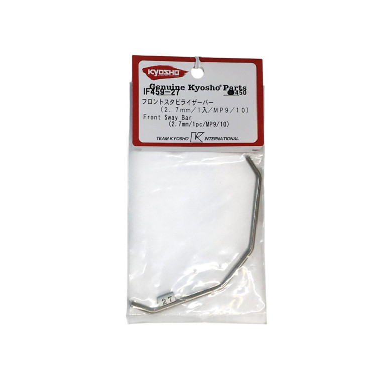 Barre Anti-roulis Avant 2.7mm Inferno MP9-MP10 - Kyosho IF45927