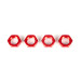 4 écrous de roue 17mm pour Pirate XT6 - T2M T4975/01 - 1/6 