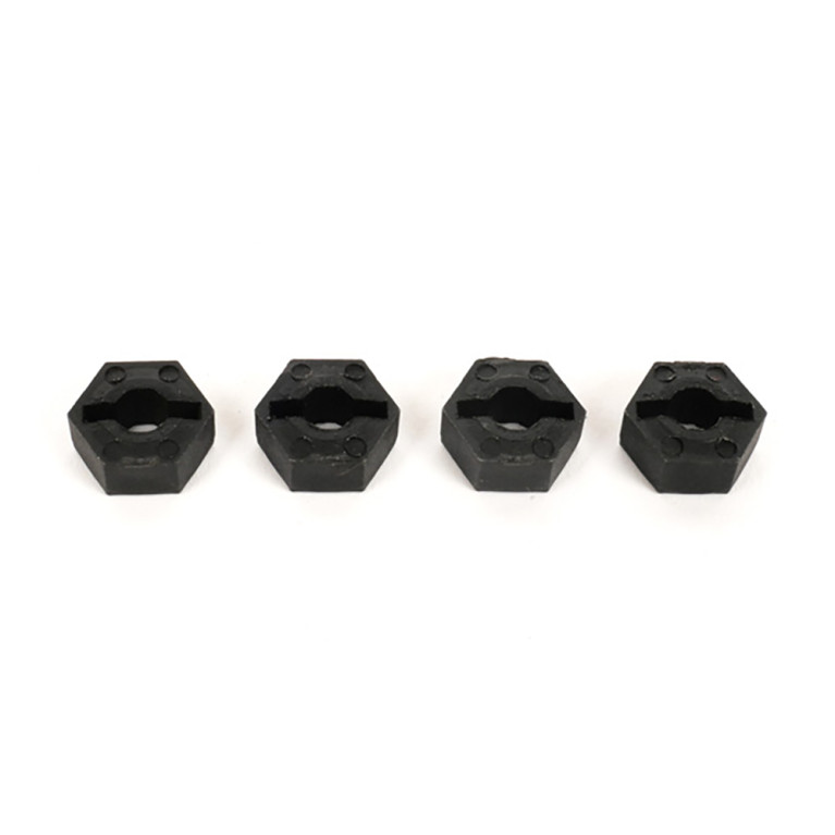 4 hexagones de roues pour Pirate XTT, XTC - T2M T4972/04 - 1/10