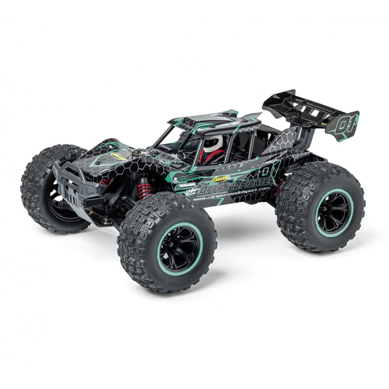 Offroad Fighter Cage 100% RTR, turquoise - Carson 500404254 - 1/10 XS