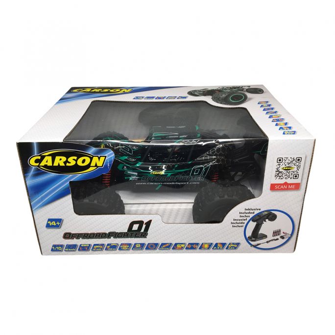 Offroad Fighter Cage 100% RTR, turquoise - Carson 500404254 - 1/10 XS