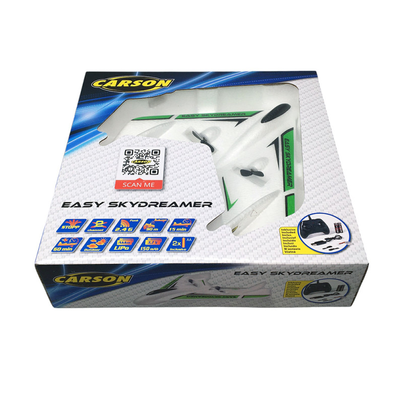 Easy Skydreamer 2.4GHz 100% RTF vert - Carson 500505035