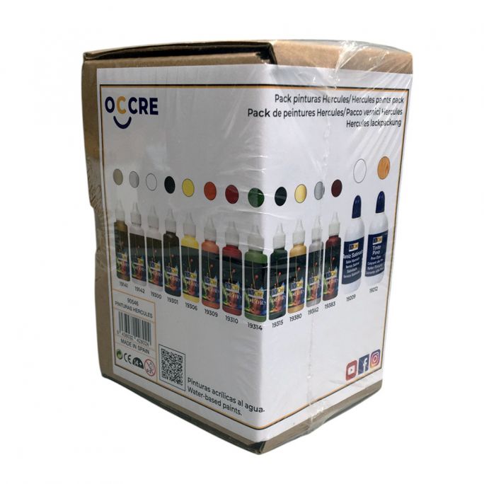 Pack 14 Peintures Acryliques Remorqueur Hercules - OCCRE 90546