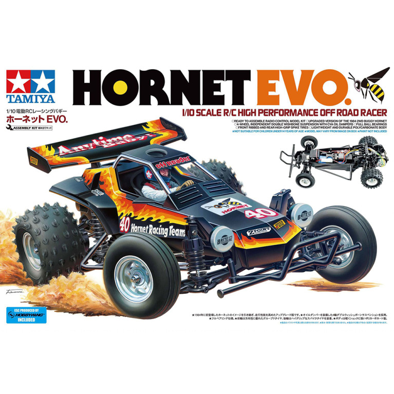 Hornet EVO, 2WD, en Kit - Tamiya 58742 - 1/10