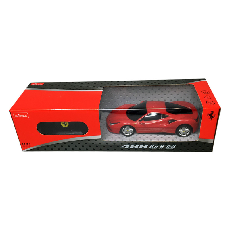 Ferrari 488 GTB, Rouge RTR - RASTAR RS76000 - 1/24