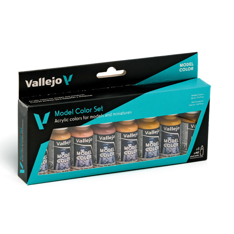 Face & Skin Tones 8x18ml - Figure Color Series - VALLEJO 70.124