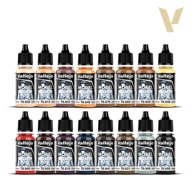 Face & Skin Tones 16x18ml - Figure Color Series - VALLEJO 70.258