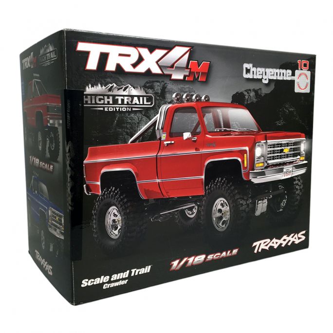 Chevrolet cheyenne K10, TRX-4M High Trail RTR, Noir - TRAXXAS 97064-1BLK - 1/18