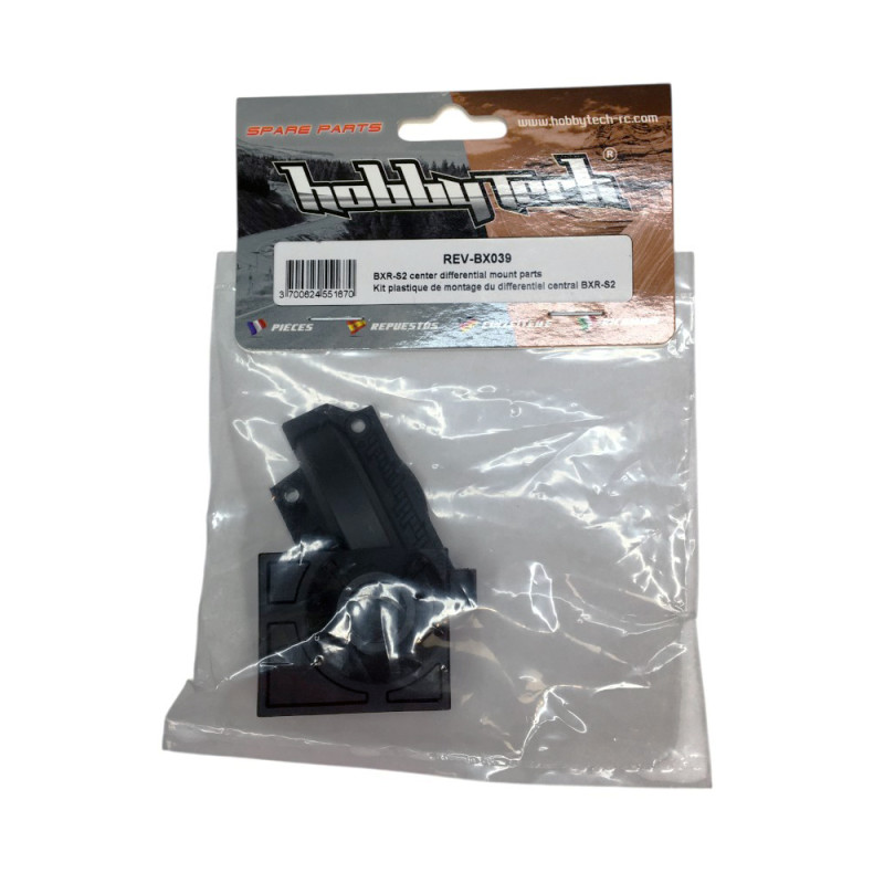 Kit plastique de montage du différentiel central BXR-S2 - HOBBYTECH REV-BX039