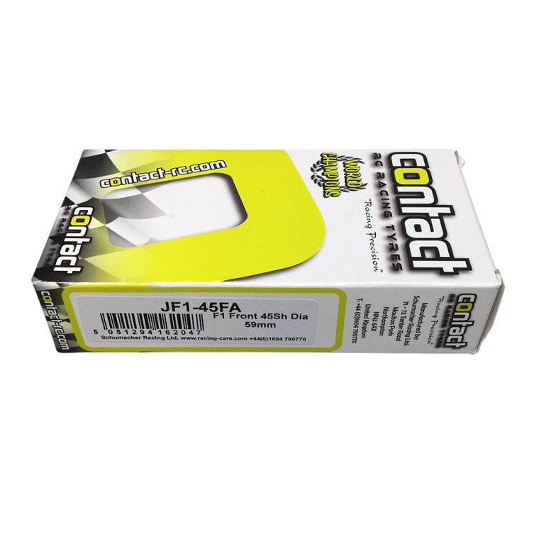 Roues F1 Avant 45Sh, 59mm - CONTACT JF1-45FA - 1/10