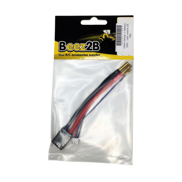 Câble de charge (XH) Lipo 2S avec connecteur Traxxas TRX - BEEZ2B BEEC1105