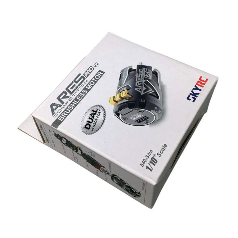 Moteur brushless 540 Ares Pro V2.1 + capteur, 8.5T 4100KV - SKYRC SKY400003-65 - 1/10