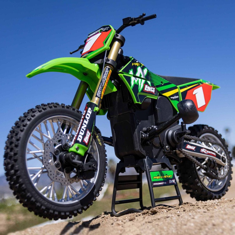 Moto Promoto-MX Motorcycle RTR brushless + Batterie et chargeur LOS06002 - 1/4