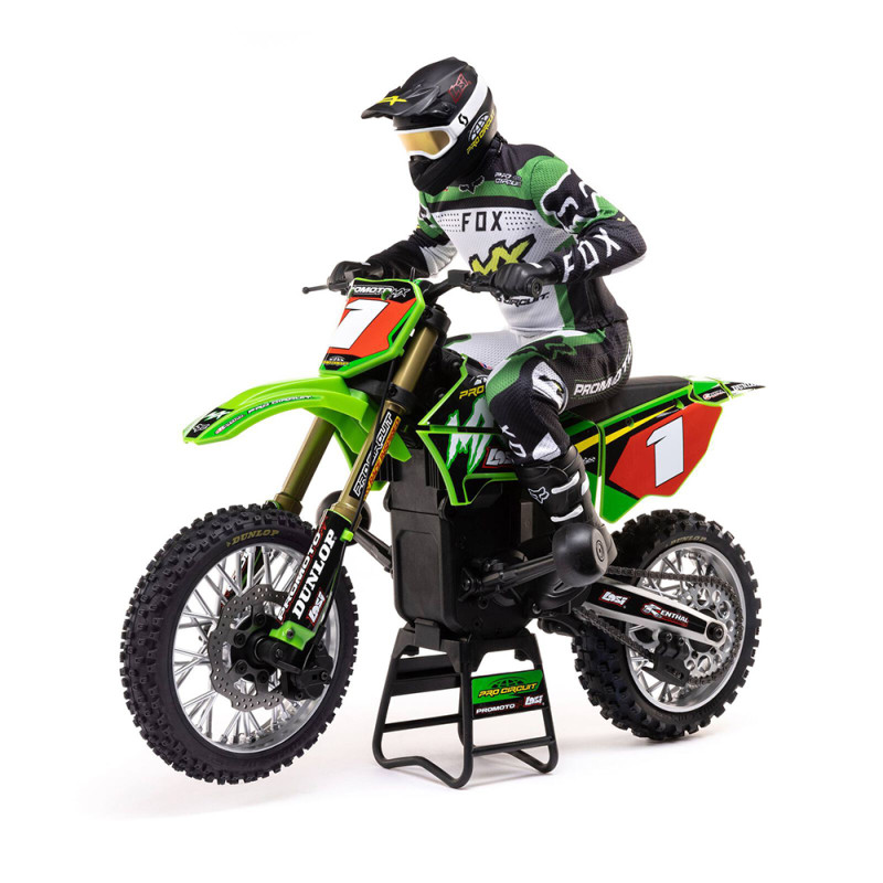 Moto Promoto-MX Motorcycle RTR brushless + Batterie et chargeur LOS06002 - 1/4