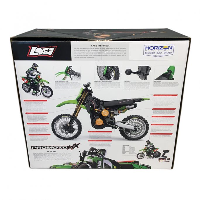 Moto Promoto-MX RTR brushless + Batterie et chargeur - LOSI LOS06002 - 1/4