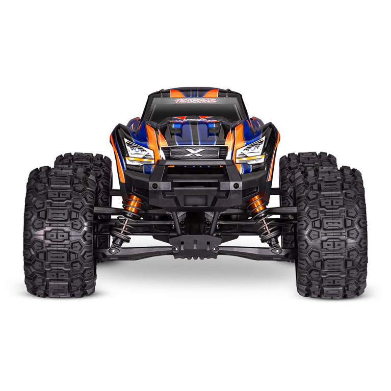 Monster Truck X-MAXX Belted VXL, RTR, 4WD, Orange - TRAXXAS 77096-4 - 1/10