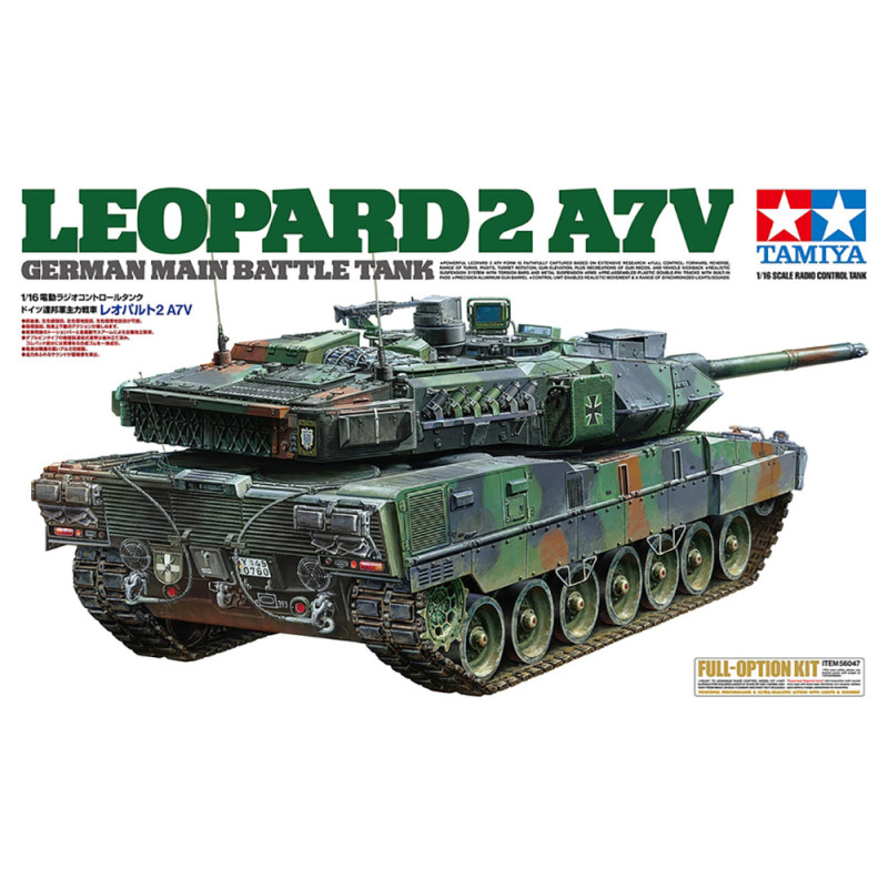 Réservation Char Leopard 2 A7V - TAMIYA 56047 - 1/16
