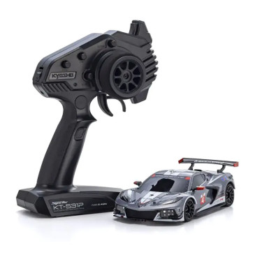 Mini-Z Corvette C8-R, RTR, RWD, Métallisée - KYOSHO 32356GMW