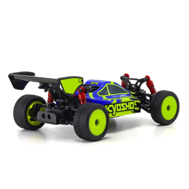Mini-Z buggy Inferno MP9 TKI3, RTR, 4WD, Bleu/Jaune - KYOSHO 32093BLY
