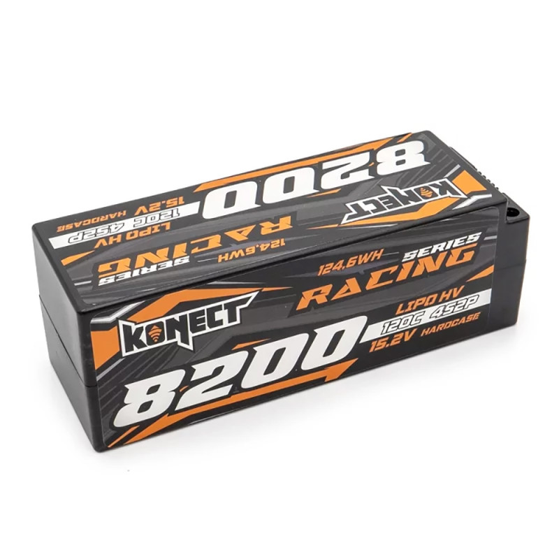 Batterie LiPo 4S2P 8200mAH 15.2V 120C - KONECT KN-LP.RT-4S8200.HV