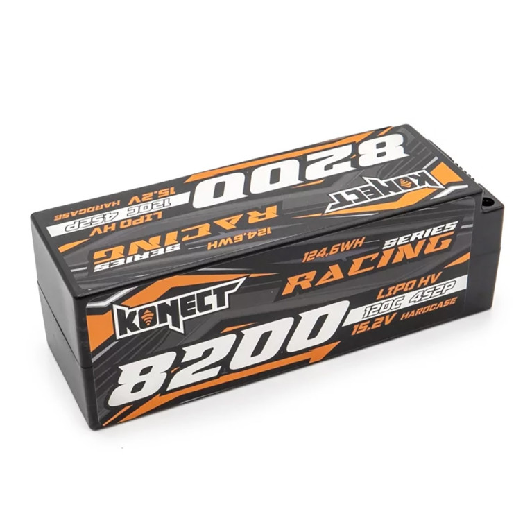 Batterie LiPo 4S2P 8200mAH 15.2V 120C - KONECT KN-LP.RT-4S8200.HV