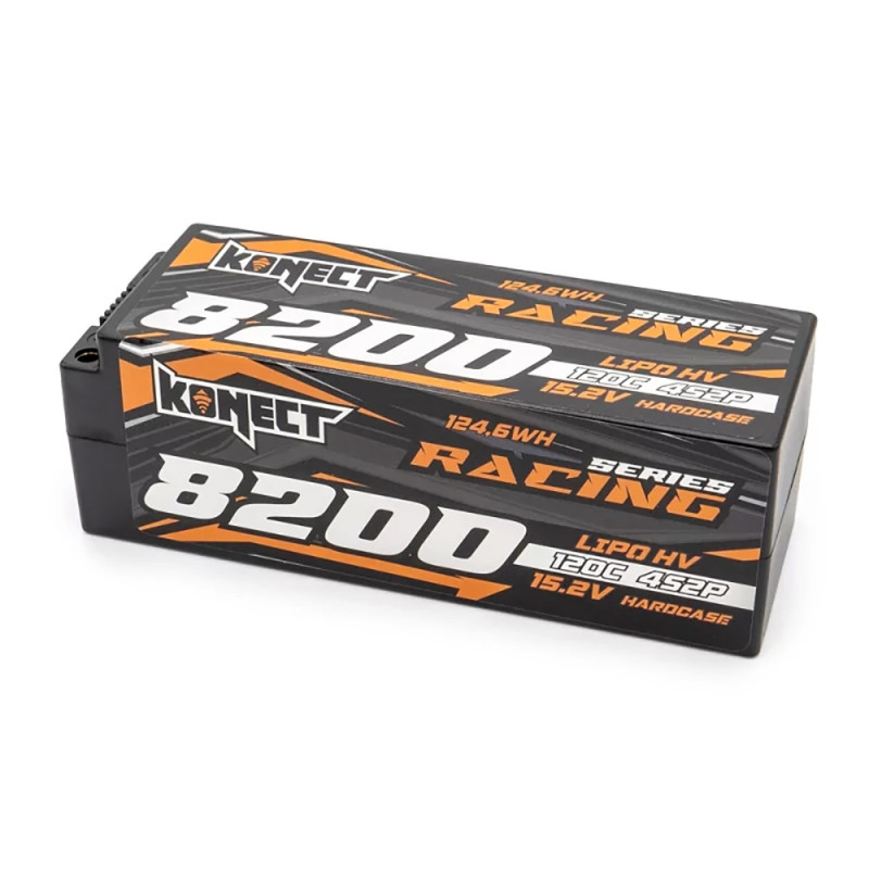 Batterie LiPo 4S2P 8200mAH 15.2V 120C - KONECT KN-LP.RT-4S8200.HV