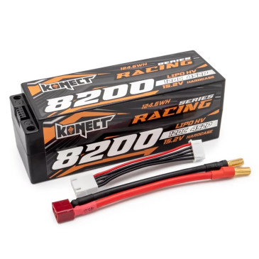 Batterie LiPo 4S2P 8200mAH 15.2V 120C - KONECT KN-LP.RT-4S8200.HV
